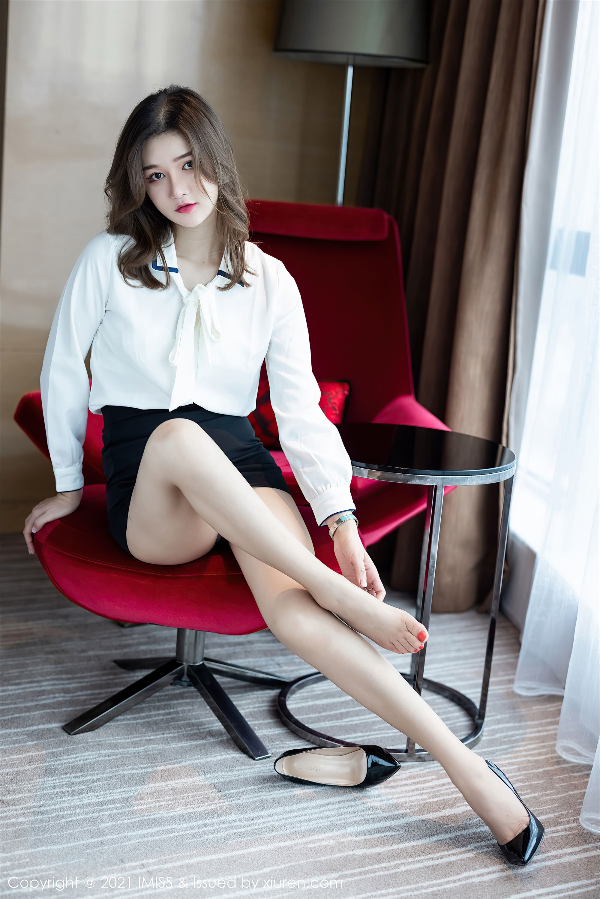 IMISS爱蜜社  2021.03.04 VOL.558 芷萱mimi 新人 丝足